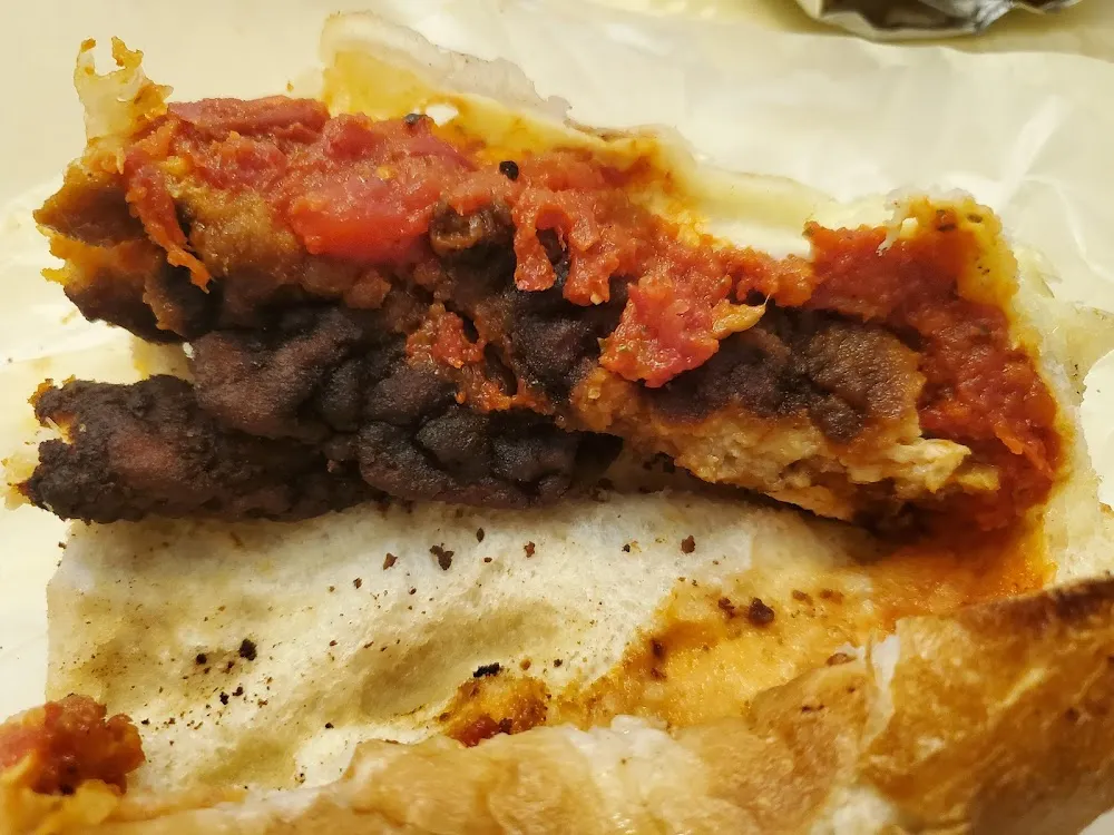 Chicken Parm Hero Burnt