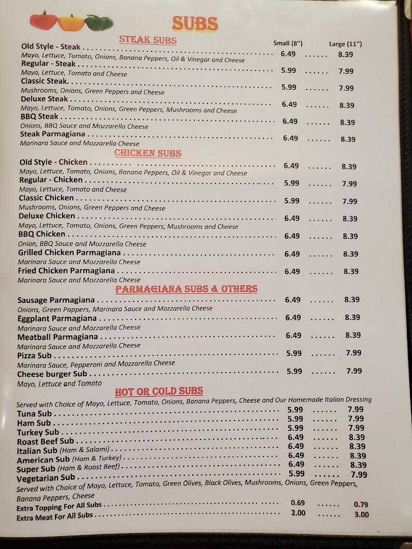 Maria's Famous Subs & Pizza